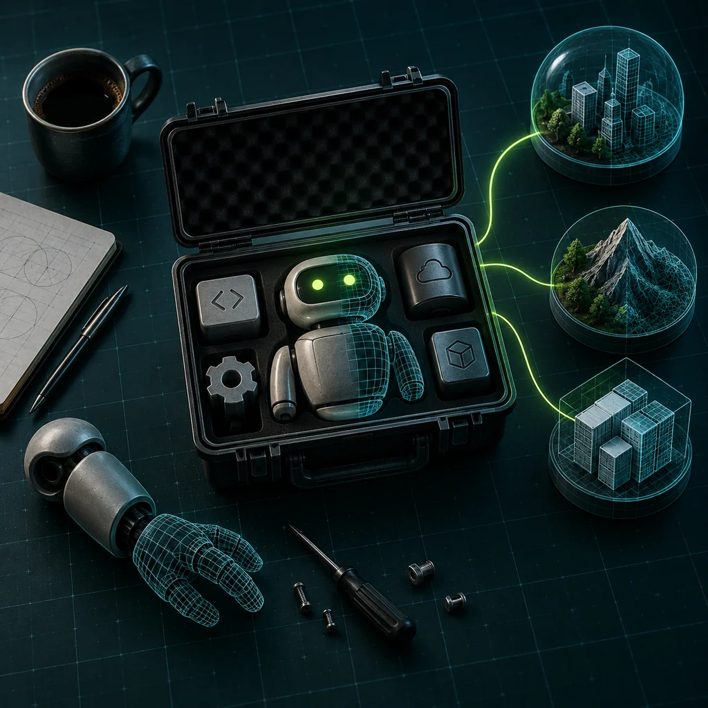Концептуальная иллюстрация к статье «OpenAI открыла Agents API: что разработчик получает вместе с вызовом API»