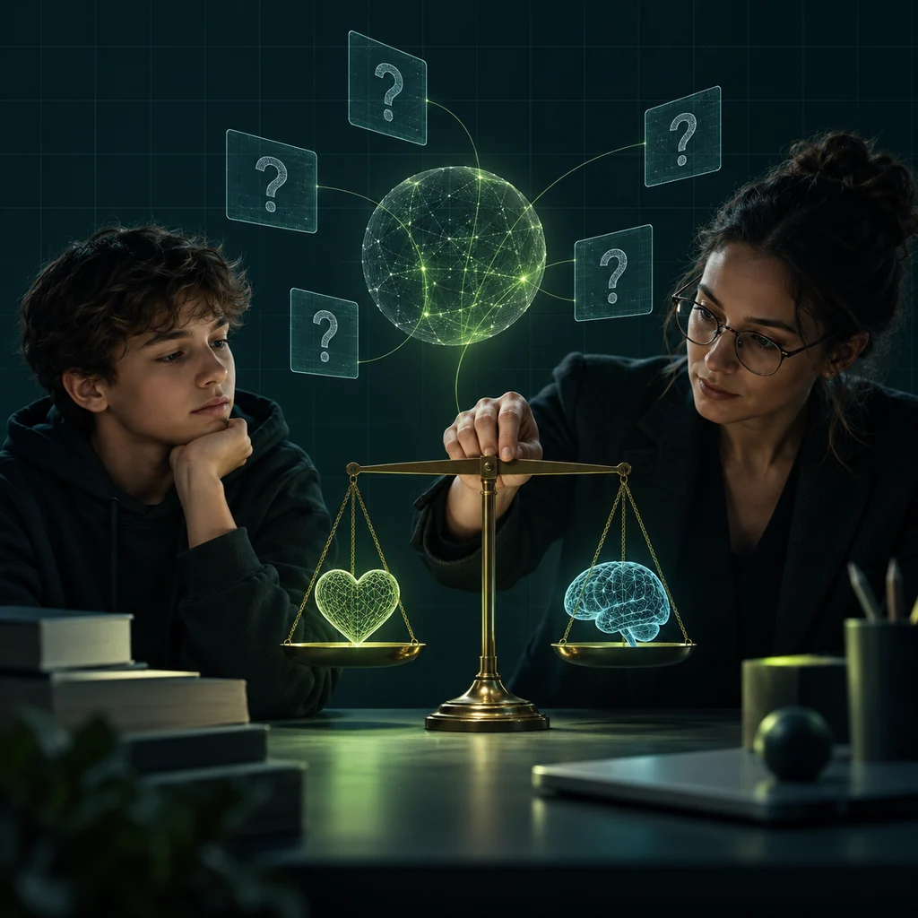 Концептуальная иллюстрация к статье «OpenAI выделяет $5 млн на исследования ИИ и развития подростков — это ещё не результаты»