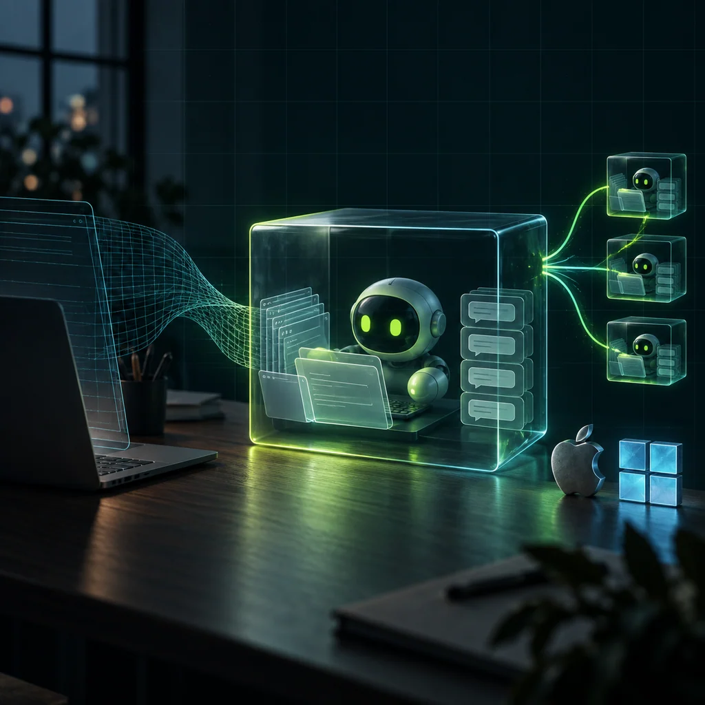 Концептуальная иллюстрация к статье «Cline вынес coding agent из редактора в отдельное desktop-приложение»