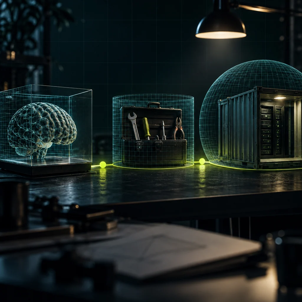 Концептуальная иллюстрация к статье «NVIDIA: безопасность агента надо проектировать по всей цепочке»